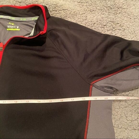 Nordic Track Black/Red/Grey Pullover Sz Medium - Picture 6 of 11